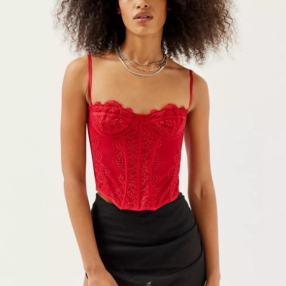 Urban Outfitters Tops - Red Urban Outfitters corset, size small